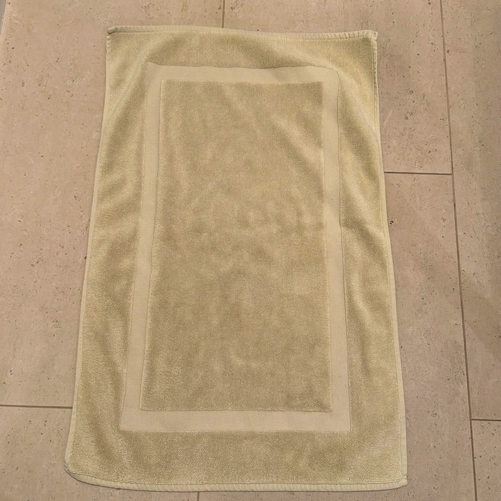 Restoration Hardware bath mat.